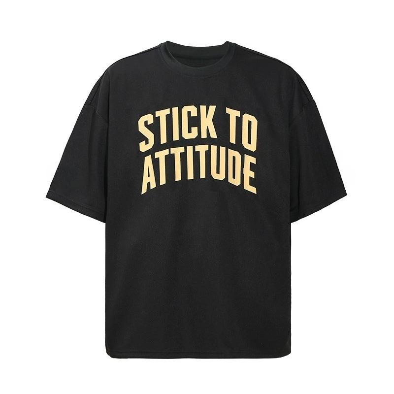 Simple Letter Street White Fashion Trend Casual Tshirt Mens and Womens Luxury Brand Top