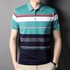 Medium Men'S T-Shirt Short-Sleeved Thin Dad Summer Lapel Top Polo Shirt Clothes