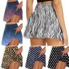 1PC Summer Yoga Shorts Print Skirt Shorts Fitness Skirts Polka Dots Women Sports Tennis Athletic