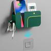 Wall Mounted Mobile Phone Storage Rack Mobile Phone Charging Holder  Bedroom Bathroom Kitchen