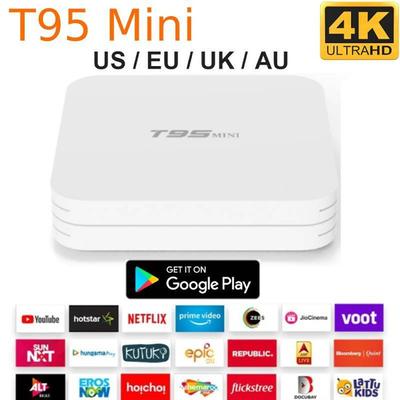 T95 Mini - лучшая Android-приставка, Android10.0 Smart TV Box STB 2.4G WiFi Set Top Box 4K Ultra HD Streaming Media Player