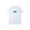 Li Ning X Line Friends Collaboration Sports Fashion Series Cartoon Fun Print Round Neck Short Sleeve T Shirt Women Tops White AHSR808-3