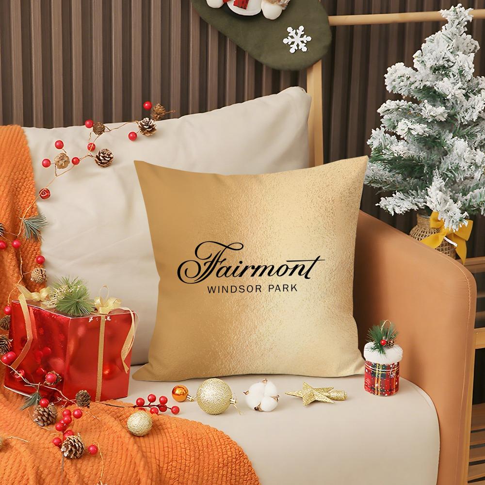 Наволочка Fairmont H-Hotels & Resorts Чехол для декоративной подушки на диван в гостиную Простая домашняя легкая роскошь Напечатанная подушка