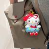 Плюшевая кукла-брелок в виде плавательного круга Hello Kitty – Милый подвес для школьной сумки