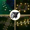 Solar Dog Paw Print Lawn Light, LED Garden Stake Light, Waterproof Outdoor Decorative Footpath Light for Yard Patio, Walkway Landscape Lighting
