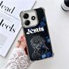 Чехол для телефона с покрытием Бог Иисус Молитва Крест Библия для Xiaomi Redmi Note 14 15 Pro Plus 13 12 11 11S 11T 10 9S 9 5G Противоударный Airbag