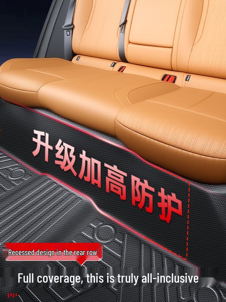 Совместимые коврики из ТПЭ для Geely Boyue L 2025 года - Полный комплект для салона