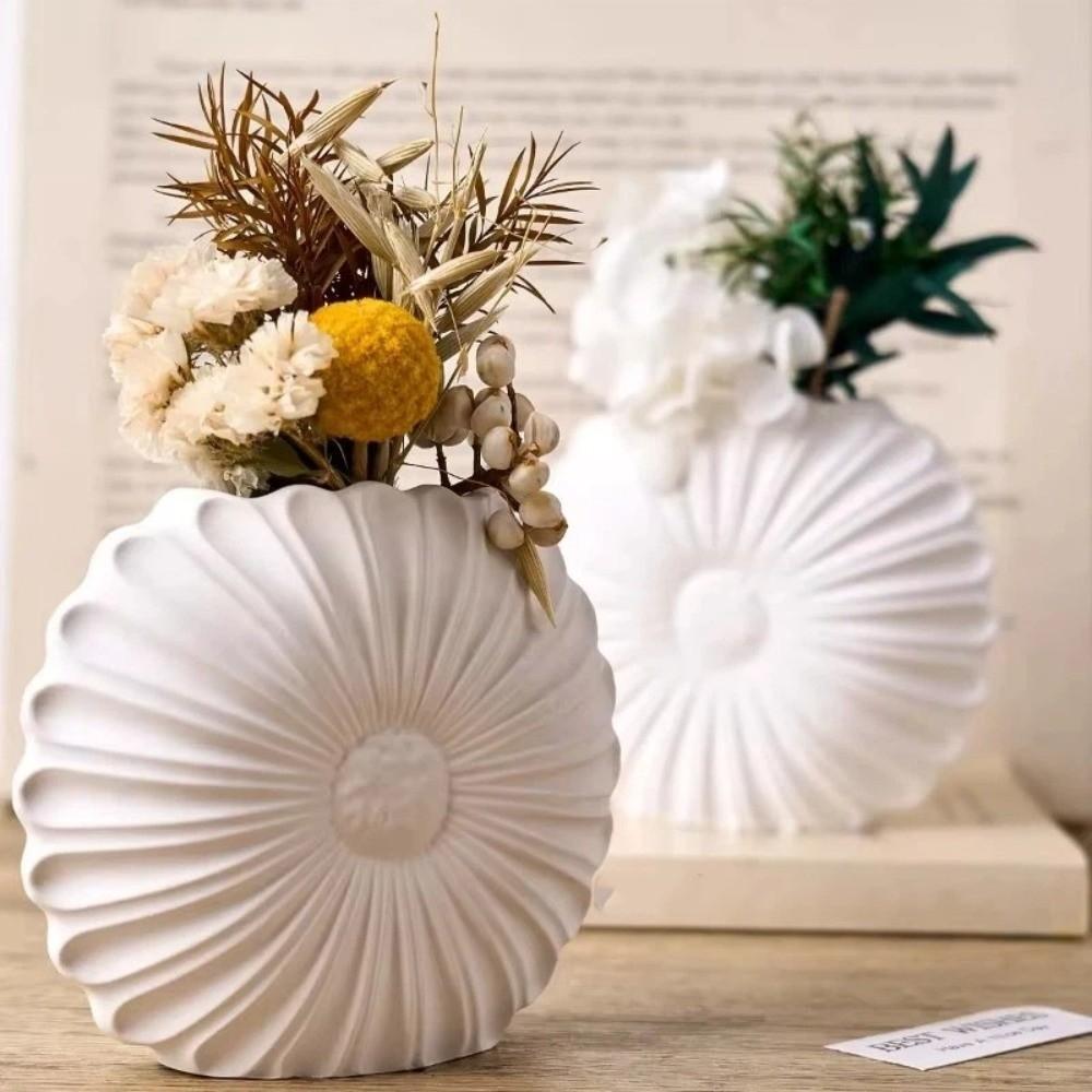 Multi Purpose Flower Planter Mold Silicone Plaster Mold Sunflower Vase Mold Wedding Decorations
