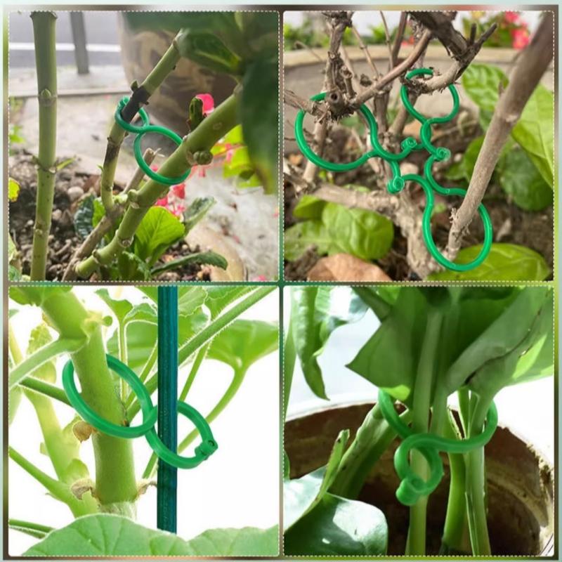 Garten Rebe Umreifung Clips Pflanze Gebündelt Schnalle Ring Halter Tomaten Garten Pflanze Stehen Werkzeug Garten Dekor Gem