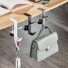 Adjustable Desk Edge Hook Gaming Headset Desk Hanger Backpack Storage Hanging Hook Holder Punch-Free Home Office Organizer