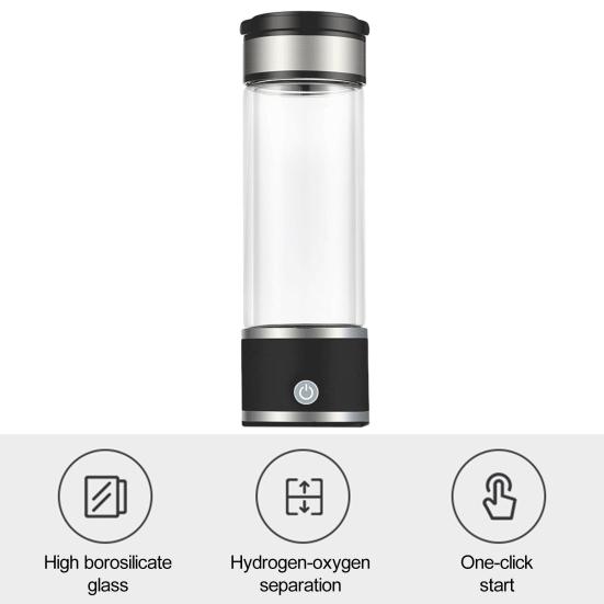 1 комплект, 420 мл, чашка для водородной воды, портативный генератор водородной воды, ионизатор здоровой воды для домашнего офиса
