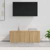 VidaXL TV Stand Sonoma Oak 80x34x30 Cm Particleboard