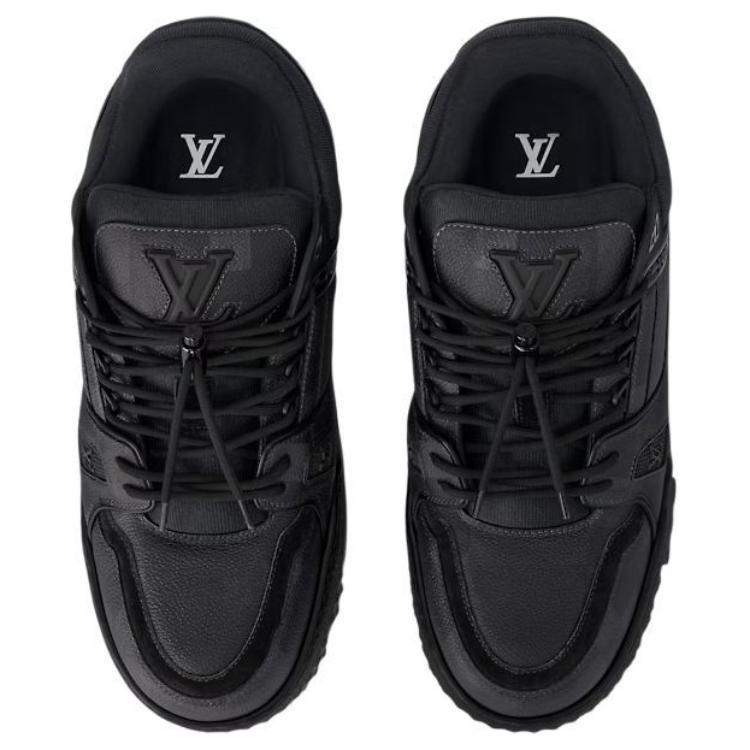 Louis Vuitton Кроссовки Lv Trainer Maxi Черные 1AHCRW