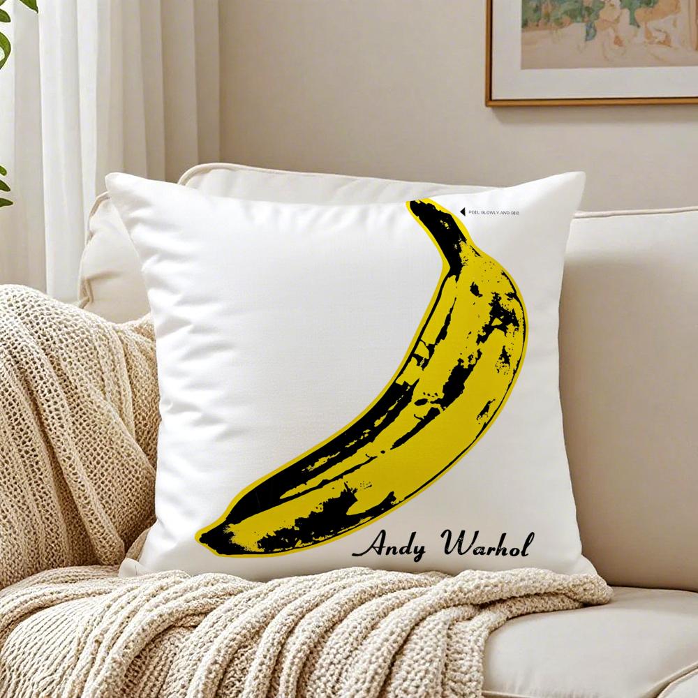 Music Experimental The VVelvet UUnderground Cushion Cover Pillowcase Antidustmite living Room Sofa Decor Cushion Room