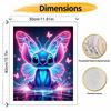 Disney butterfly Stitch oil painting hand painting art kit coloring painting handmade diy home decoration gift