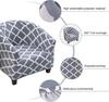 Club Chair Slipcover Tub Chair Covers for Armchairs, High Stretch Armchair Slipcover, Furniture Protector for Living Room