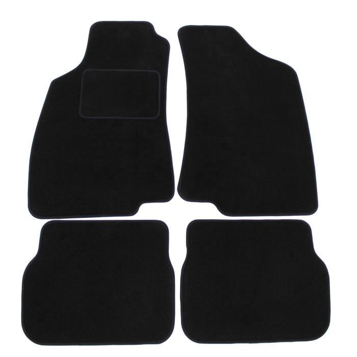 Tapis de sol - VW - Passat B3 Variant - Velours noir - Antidérapant - Sur mesure 1987-1993