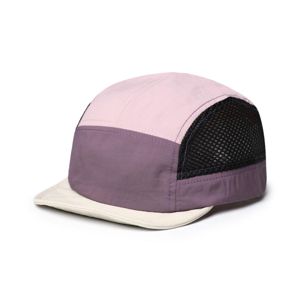 Casual Versatile Retro Mesh Baseball Cap 5 Panel Adjustable Sun Visor Cap Breathable Quick Drying UV Protection Cap Unisex