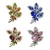 Elegant Crystal Glass Rhinestone Brooch – Fashionable High-Grade Pin Accessory