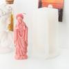 Богиня Мария Форма для свечей Пищевой силикон Антипригарная для DIY Свечи Мыло Гипсы Ручная работа Украшения Литье смолой