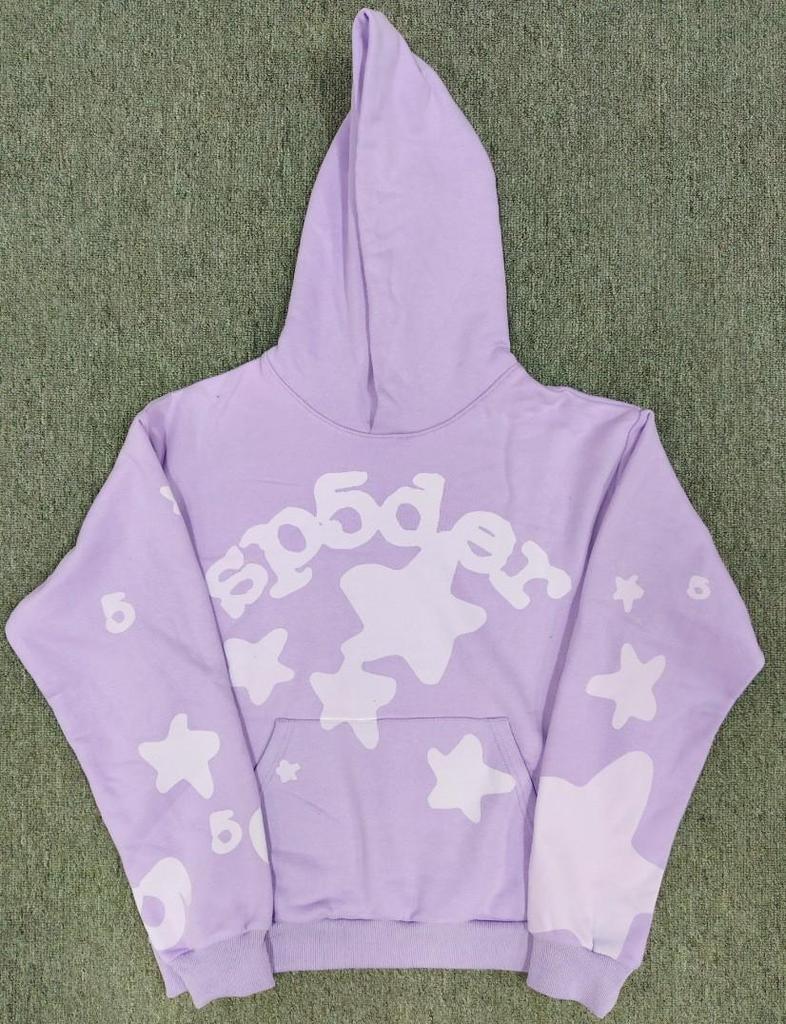 Мужская толстовка с принтом «Паутина» - Модная, свободного кроя, с плюшевой подкладкой