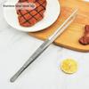 Kitchen Tweezers Extra-Long Stainless Steel Cooking Tongs Fine Tweezer for Grilling