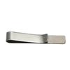Yabin Men's Polished Stainless Steel Tie Clip, 50x8mm, Customizable with Laser Engraving YB34316