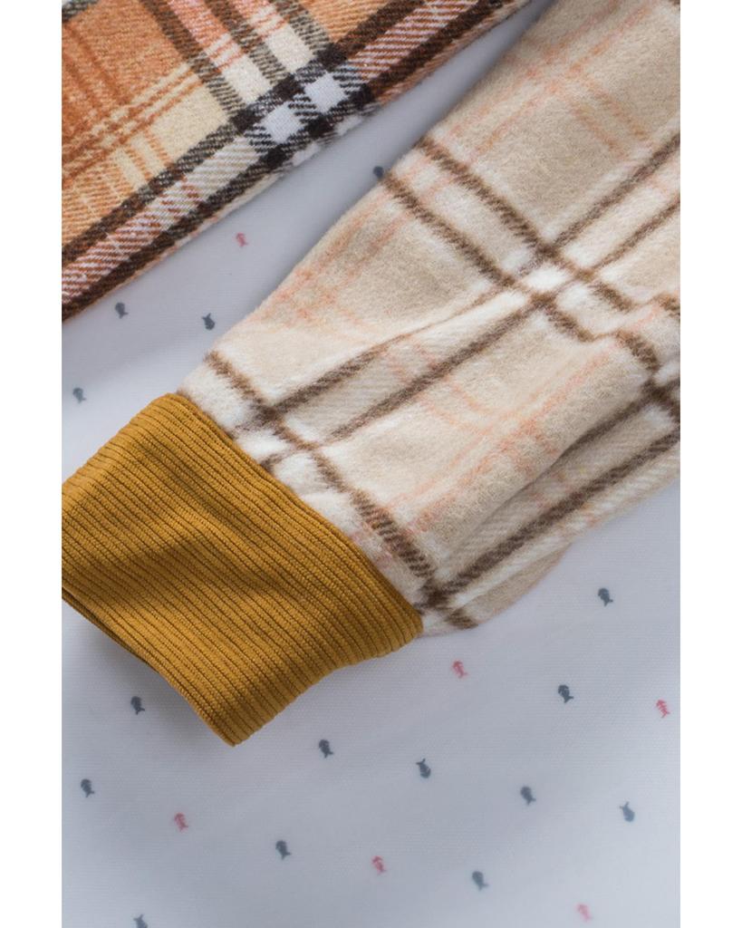 Azura Exchange Лоскутная клетчатая рубашка-пиджак с карманом