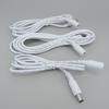 1/1.5/3/5m White 12V DC Male To Female 5.5x2.1mm Extend Cable Jack Power Adapter Supply 22awg 3A Connector Extension Cord Plug