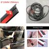 2M Car 8MMx10MM Rubber Sealing Strip Slanted T-Type Auto Door Seal Rubber Weatherstrip Edge Sealant For Car Accessory