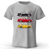 Car Racing Classic Graphic T Shirts Short Sleeve 100% Cotton T-shirts Oversize Tops Summer Harajuku Streetwear Men's Clothing