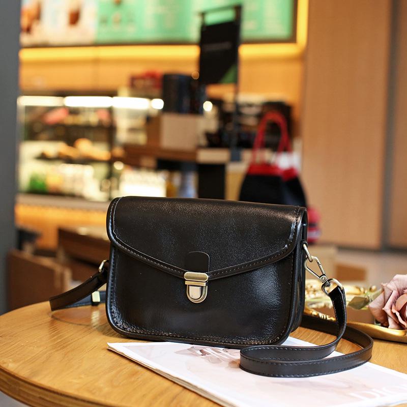 2025 Женская сумка-мессенджер из натуральной кожи большой вместимости - сумка через плечо из высококачественной коровьей кожи растительного дубления