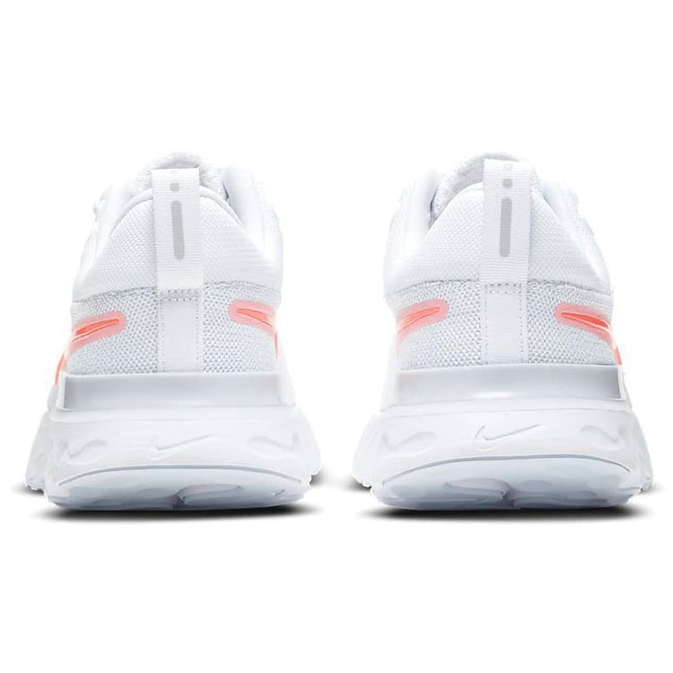 Nike Женские беговые кроссовки Wmns React Infinity Run Flyknit 2 Белый Ярко-красный CT2423-004