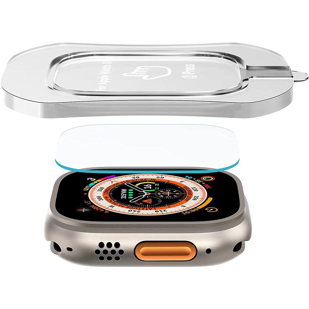 Защитное стекло для экрана Apple Watch Ultra 8 (49ММ) - Полное покрытие, Устойчивость к царапинам, Легкая установка