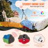 SucceBuy Tree Swing Saucer Swing 750lbs Swing Seat 2 Tree Hanging Straps Adjustable Multi-Strand Ropes Round Swing Kids Outdoor