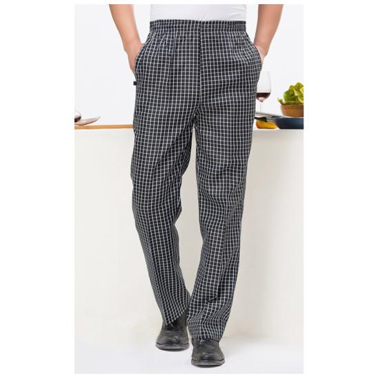 Мужские полосатые клетчатые брюки с принтом чили, длинные брюки для работы в отеле, ресторане, кухне шеф-повара