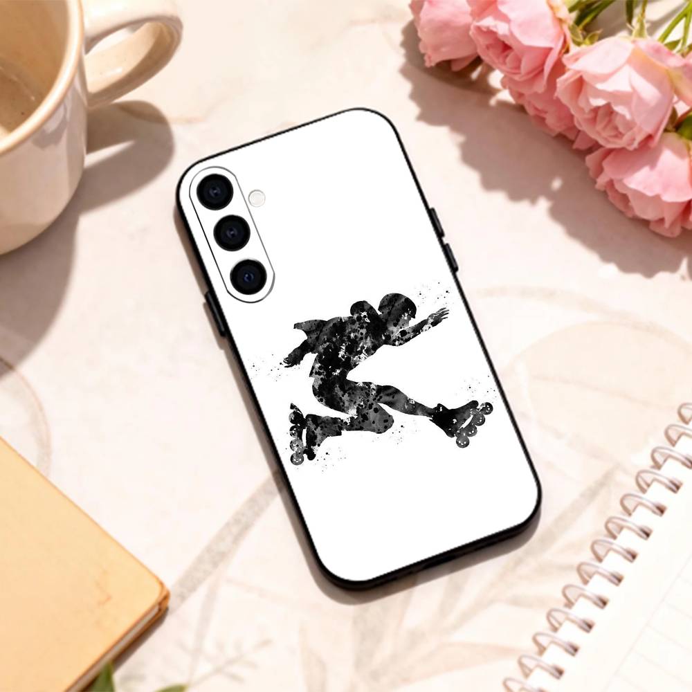 Крутая игровая спортивная чехол-накладка P-Patin для Samsung Galaxy A73, A72, A71, A70, A53, A52, A51, Другие Мягкий Черный Корпус