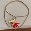 Модные necklaces с подвесками-кисточками на цепочке-лошадке, регулируемая длинная цепочка, для вечеринки и повседневной носки, элегантное длинное necklace с кисточками