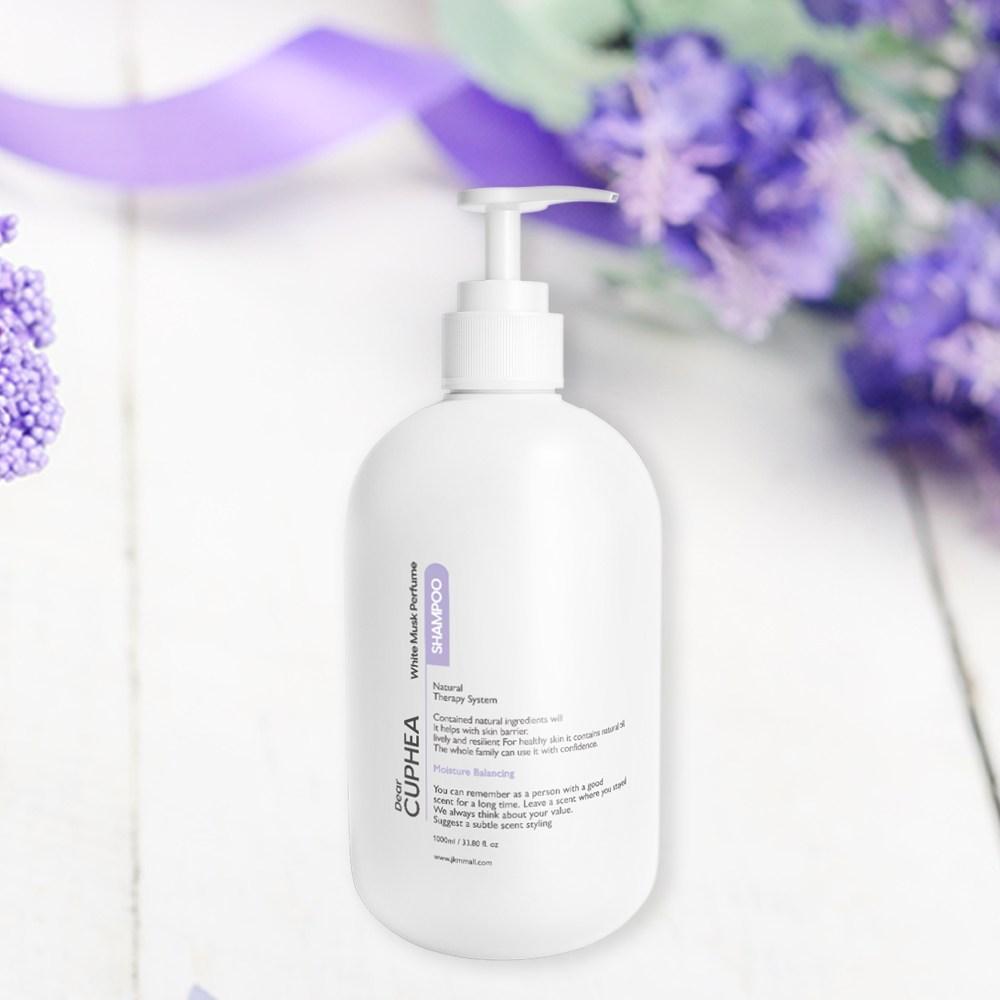 Dear Cupea Protein Perfume Shampoo White Musk, 1L, 2 Ea.