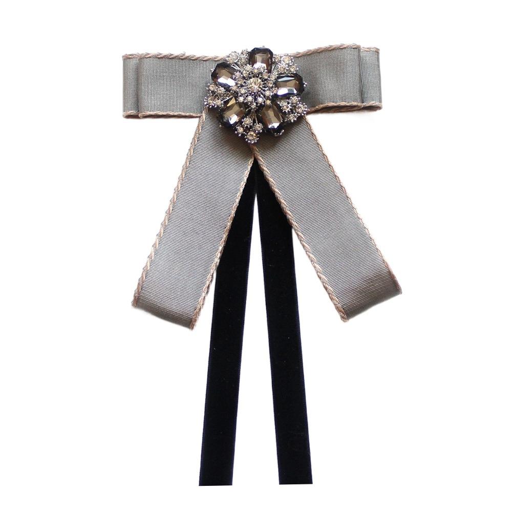 Простой Узкий Ленточный Бриллиантовый Галстук-бабочка Стразы Рубашечный Галстук-бабочка Женский Мужской Аксессуар для Торжественной Одежды