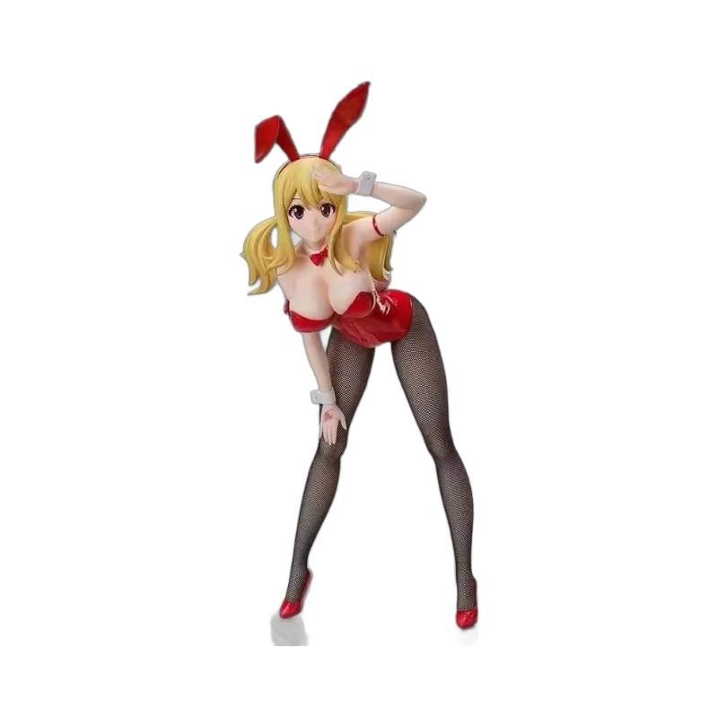 Потрясающая фигурка Fairy Tail Люси в костюме кролика Dx-8 из ПВХ, коллекционная модель, экспонат