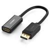 Ugreen Cable From Displayport Adapter (Male) This Is Hdmi (Female) (Unidirectional) 1080P 60Hz 12Bit Black (40362)