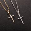 Men Valentine's Day Couple Pendant Clavicle Necklace Cross Pendants Necklace Jesus Cross Pendant