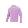 Спортивный вязаный свитер с круглым вырезом и однотонным логотипом, мужская верхняя одежда, фиолетовый BV2667-591