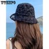 WTEMPO Lace Hollow Out Hat for Women Soft Lace Flower Wide Brim Sun Hats Floppy Summer Hat Dress Lace Ladies Beach Hat