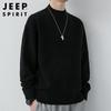 JEEP SPIRIT Men's Mock Neck Knit Sweater