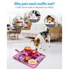 Slow Feeder Snuffle Mat Dogs Cats Rabbits Interactive Puzzle Toy Non-Slip Enrichment Activity Pad