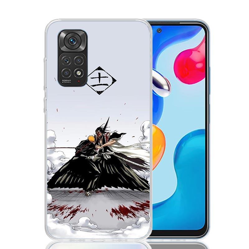 Чехол для телефона Bleach Кемпачи Зараки Для Xiaomi Redmi Note 15 14 13 12S 12 Pro Plus 11S 11E 11 11T 10S 10 Арт Мягкий Чехол с Рисунком Re