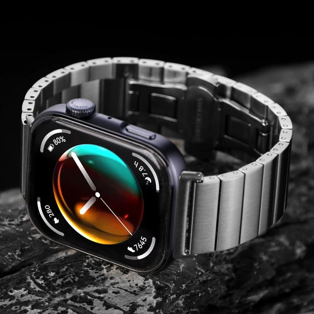 Нержавеющая сталь Ремешок для Huawei Watch Fit 3 4 4Pro Ремешок Мужской Петля Браслет Huawei Fit 4 Pro 3 Бабочка Пряжка Браслет на запястье