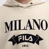 Fila Серия Milano Модный Классический Ретро Повседневный Удобный Универсальный Худи Мужские худи Пшеничный Цветок-Серый F11M545202FBG